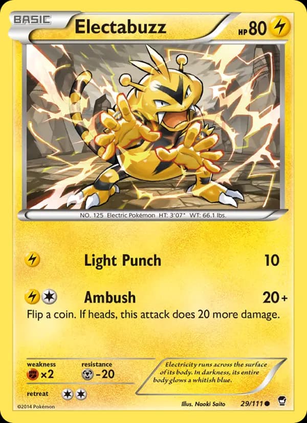 Electabuzz #29 — Furious Fists