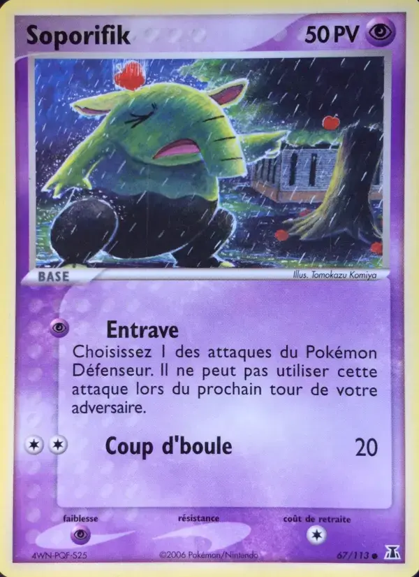Carte Pokémon Soporifik #67 — Espèces Delta