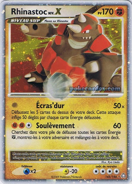 Carte Pokémon Rhinastoc #145 — Éveil des Légendes
