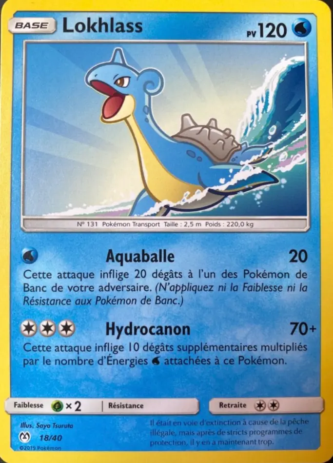 Carte Pokémon Lokhlass #18 — 2019 Promo McDonald's
