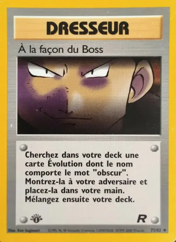 Carte Pokémon À la façon du Boss #73 — Team Rocket
