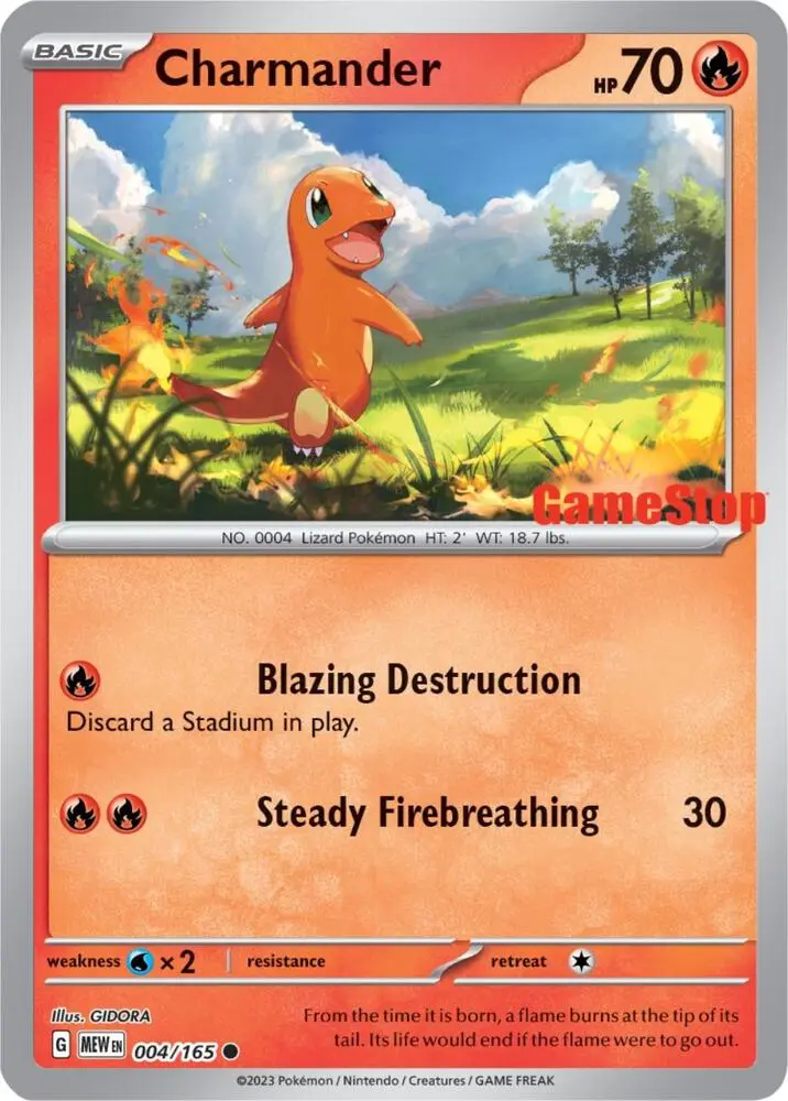 Charmander #004 Stamp V1 — 151