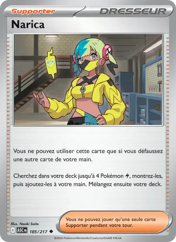 Carte Pokémon Narica #185 — Héros Transcendants