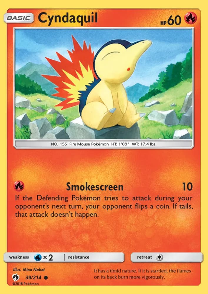 Cyndaquil #39 — Lost Thunder