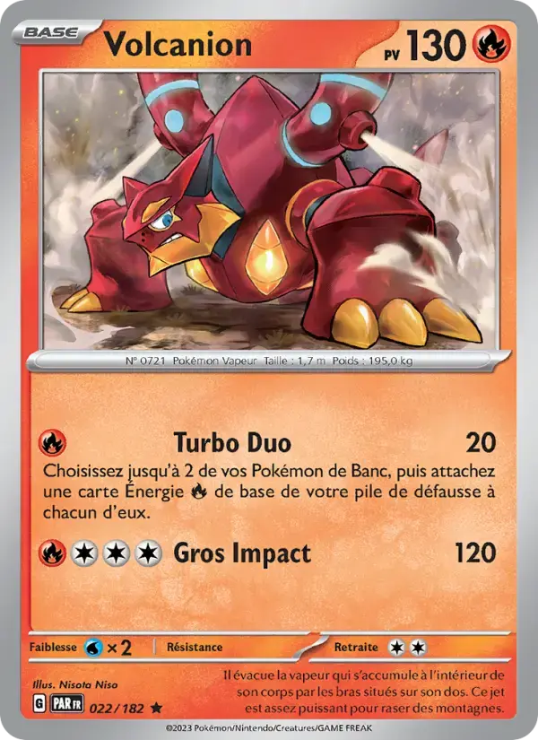Carte Pokémon Volcanion #022 — Faille Paradoxe
