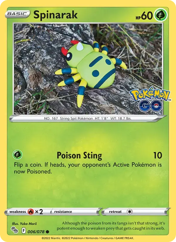 Spinarak #006 — Pokémon GO