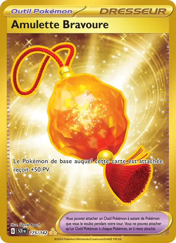 Carte Pokémon Amulette Bravoure #175 — Couronne Stellaire