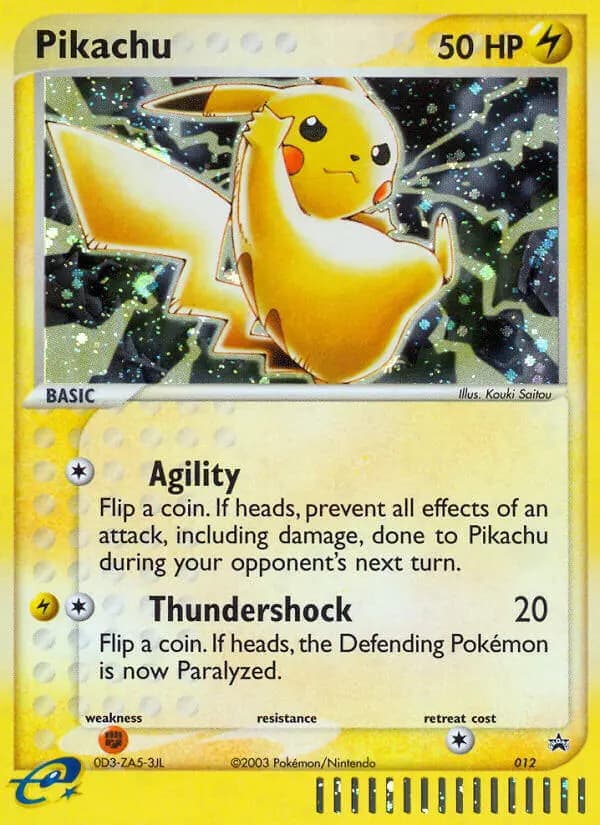 Pikachu #12 — Nintendo Black Star Promos