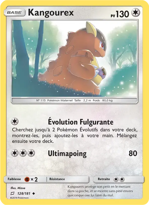 Carte Pokémon Kangourex #128 — Duo de Choc