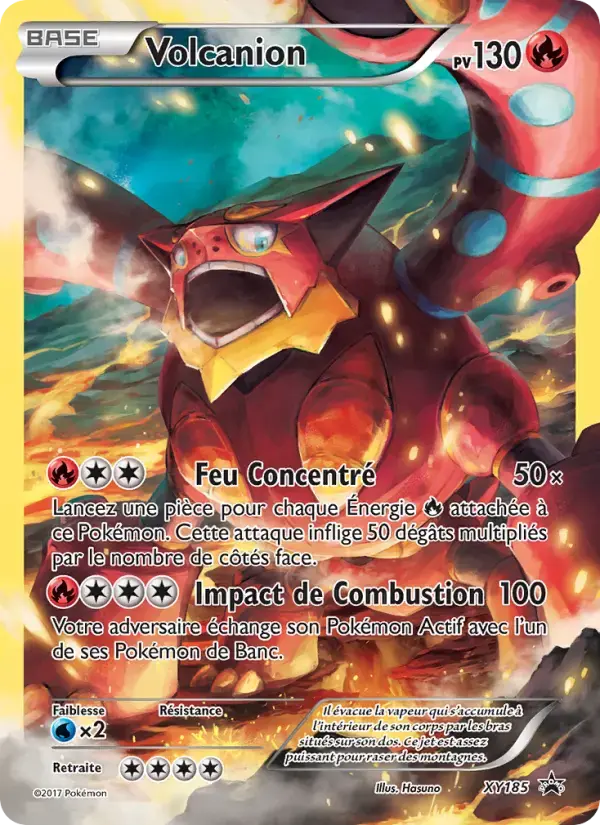 Carte Pokémon Volcanion #XY185 — Promos X&Y
