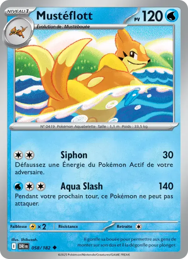 Carte Pokémon Mustéflott #058 — Rivalités Destinées