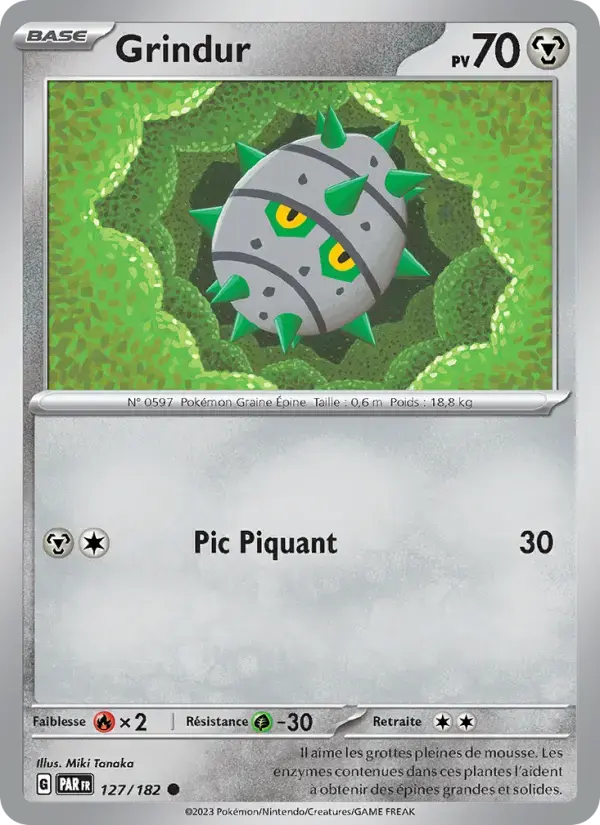 Carte Pokémon Grindur #127 — Faille Paradoxe