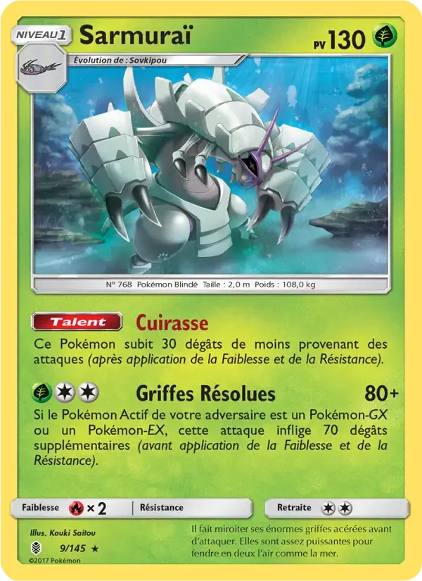 Carte Pokémon Sarmuraï #9 — Gardiens Ascendants