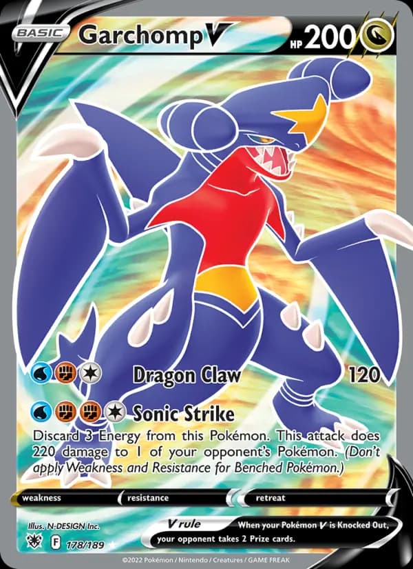 Garchomp V #178 — Astral Radiance