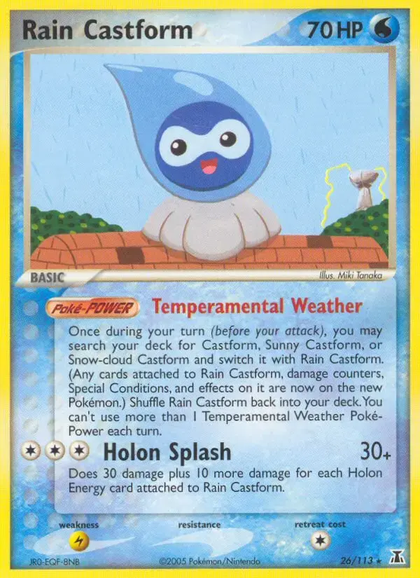 Rain Castform #26 — Delta Species