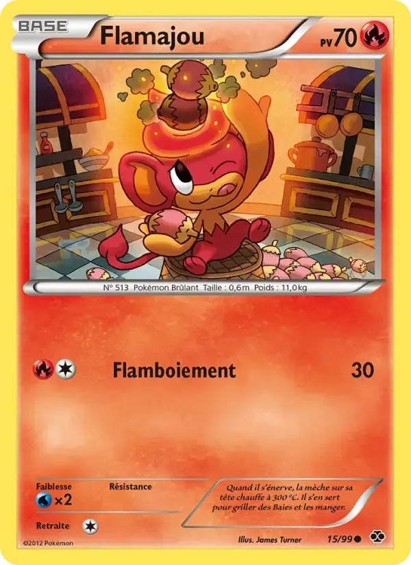 Carte Pokémon Flamajou #15 — Destinées Futures