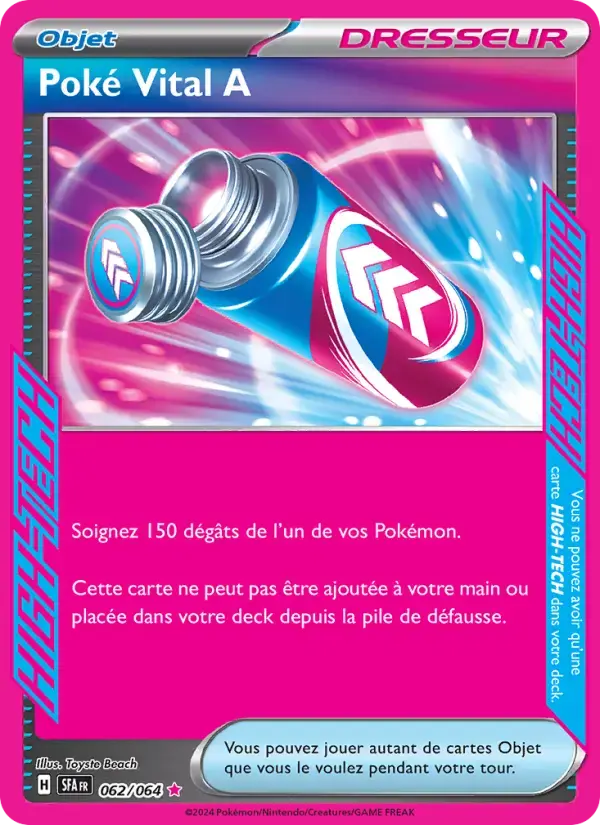 Carte Pokémon Poké Vital A #062 — Fable Nébuleuse