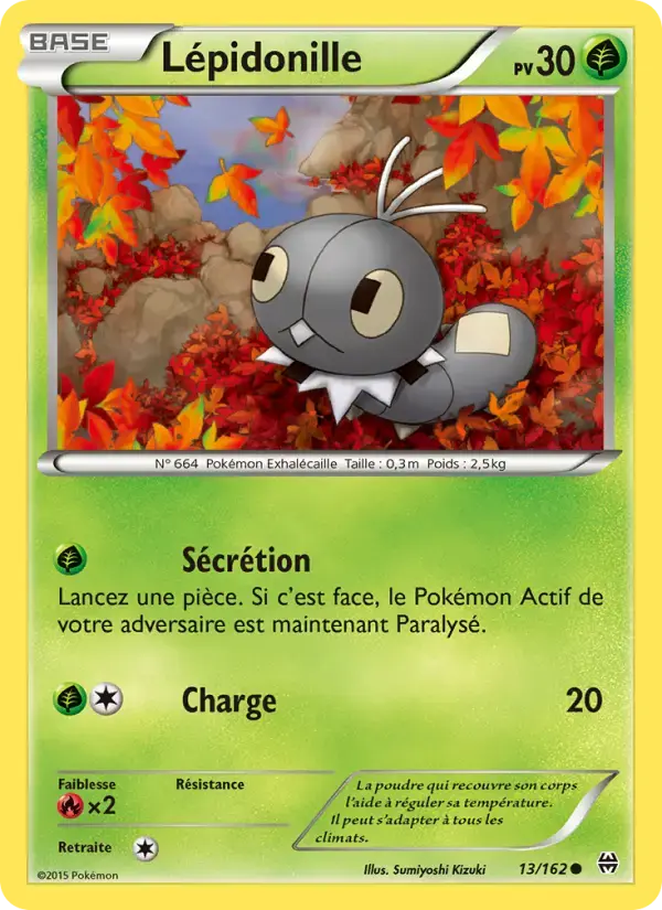 Carte Pokémon Lépidonille #13 — Impulsion Turbo