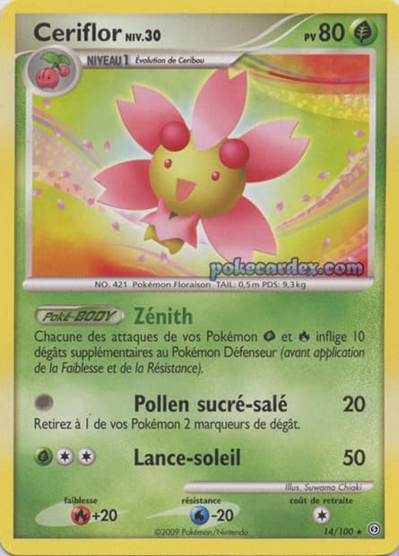 Carte Pokémon Ceriflor #14 — Tempête