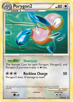Carte Pokémon Porygon2 #HGSS23 — Promos HeartGold SoulSilver