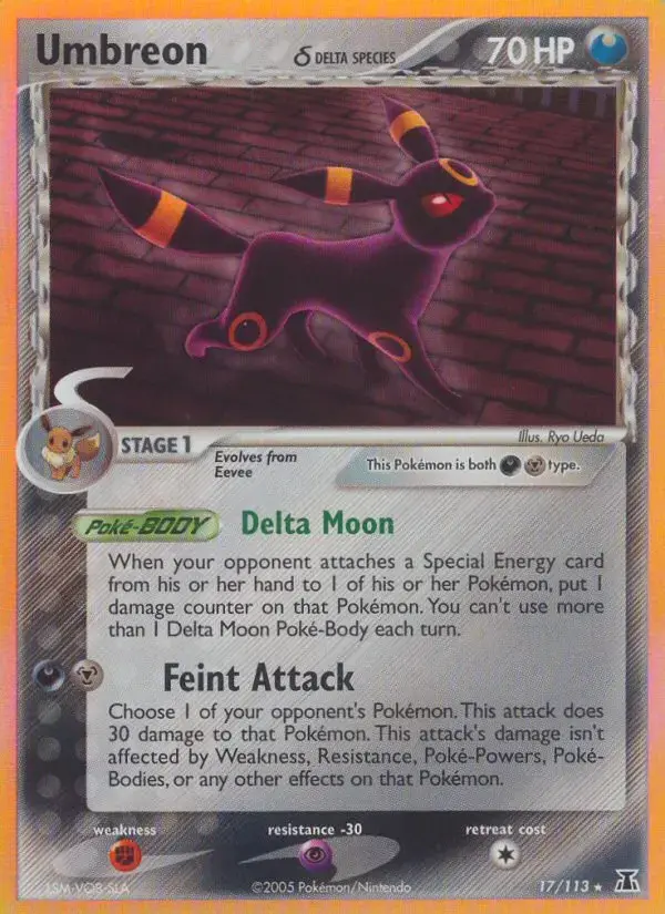 Umbreon δ #17 — Delta Species