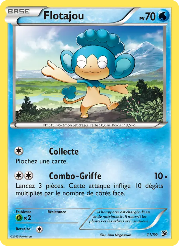 Carte Pokémon Flotajou #11 — Bienvenue à Kalos