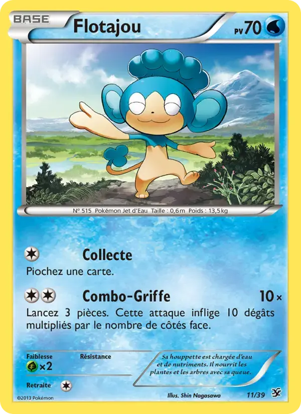 Carte Pokémon Flotajou #11 — Bienvenue à Kalos