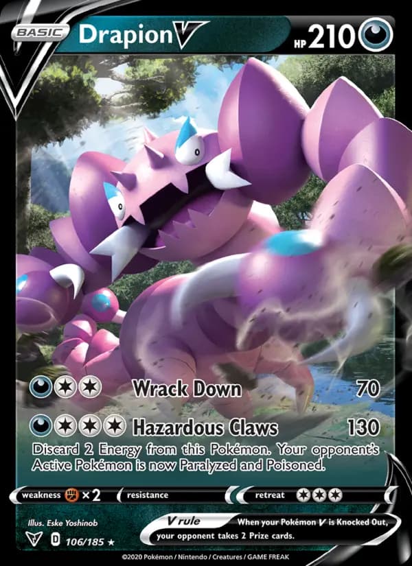 Drapion V #106 — Vivid Voltage