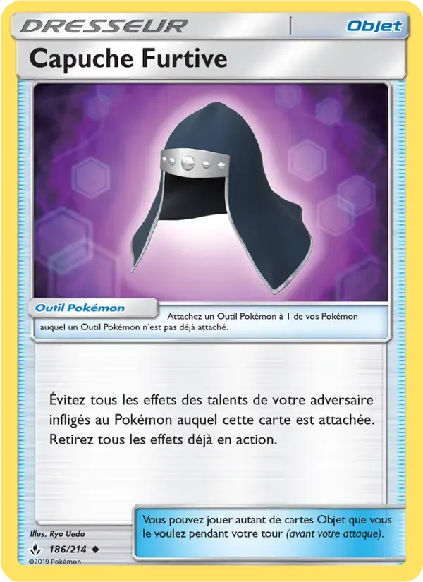 Carte Pokémon Capuche Furtive #186 — Alliance Infaillible