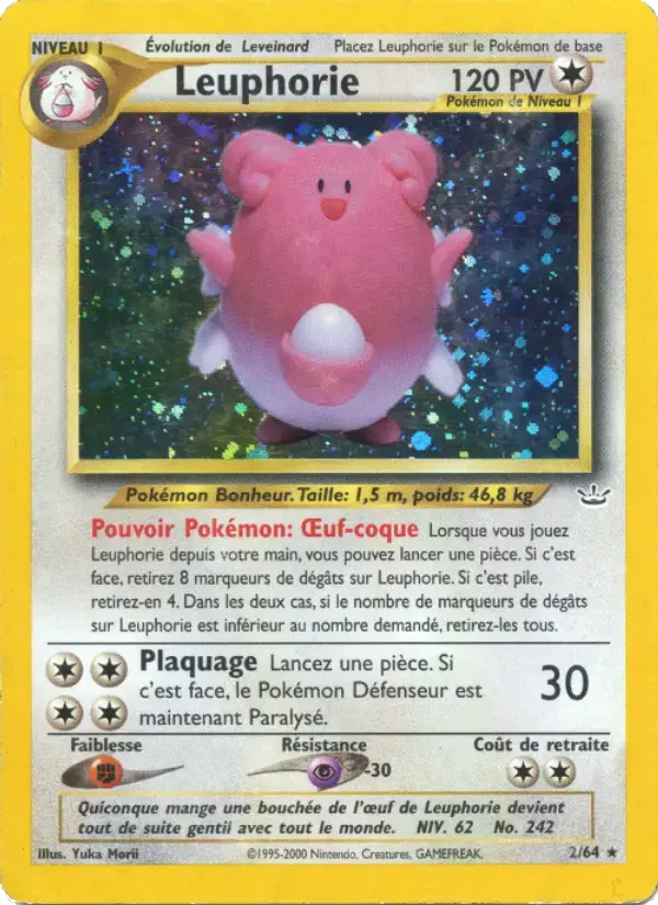 Carte Pokémon Leuphorie #2 — Neo Revelation