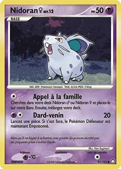 Carte Pokémon Nidoran♀ #91 — Trésors Mystérieux