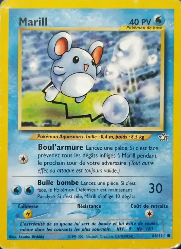 Carte Pokémon Marill #66 — Neo Genesis