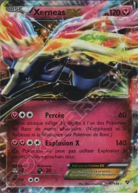 Carte Pokémon Xerneas-EX #97/146 — Jumbo