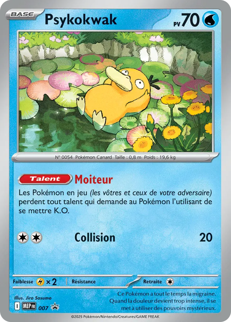 Carte Pokémon Psykokwak #007 — Promos Méga-Évolution