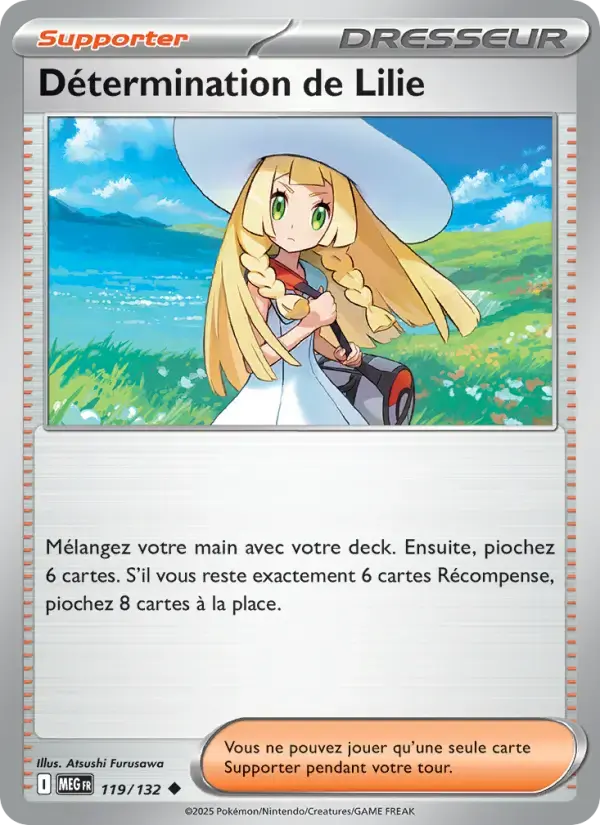 Carte Pokémon Détermination de Lilie #119 — Méga-Évolution