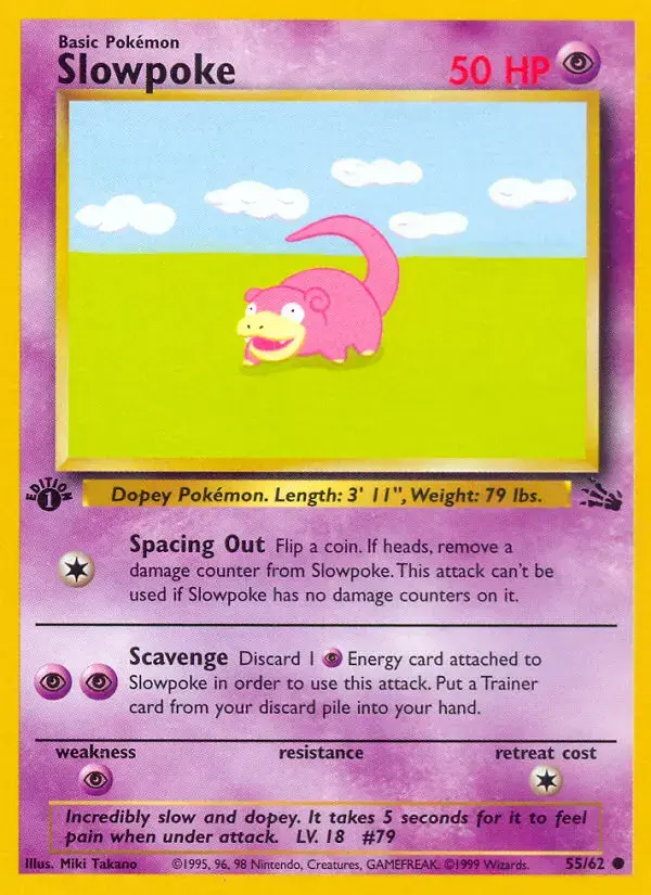 Slowpoke #55 — Fossil
