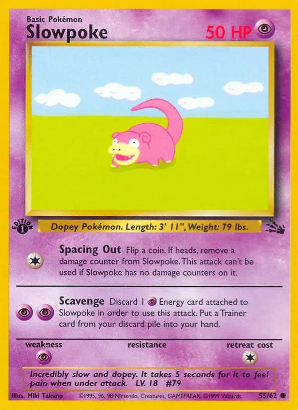 Slowpoke #55 — Fossil