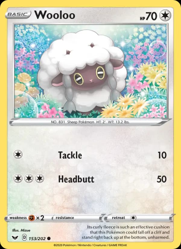 Wooloo #153 — Sword & Shield