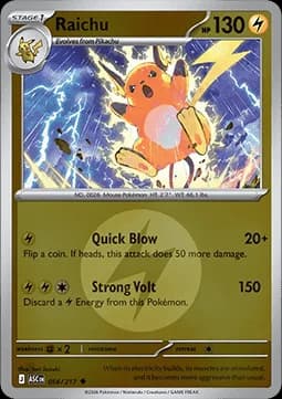 Raichu #056 Non Holo — Ascended Heroes