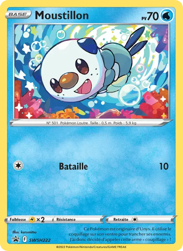 Carte Pokémon Moustillon #SWSH222 — Promos Épée et Bouclier
