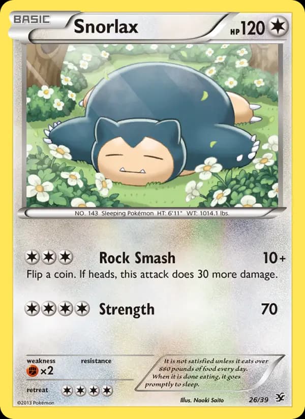Snorlax #26 — Kalos Starter Set