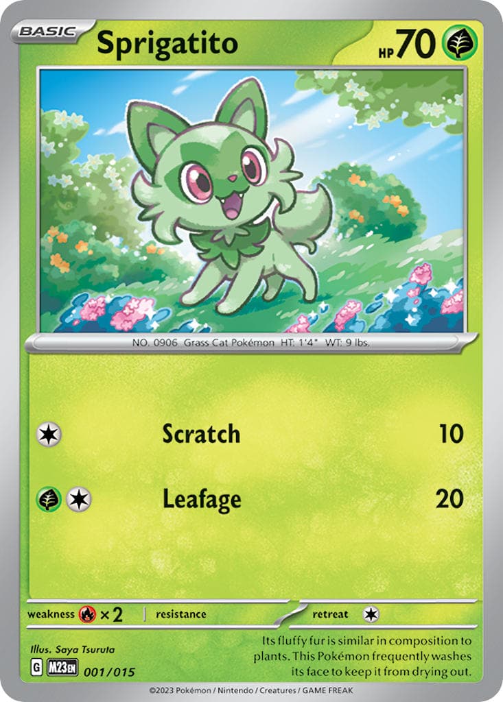 Carte Pokémon Poussacha #1 — 2023 Promo McDonald's