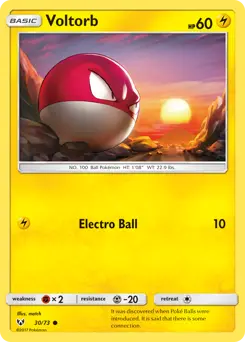Voltorb #30 — Shining Legends