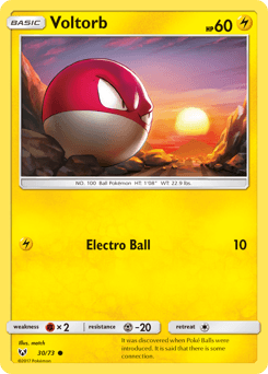 Voltorb #30 — Shining Legends
