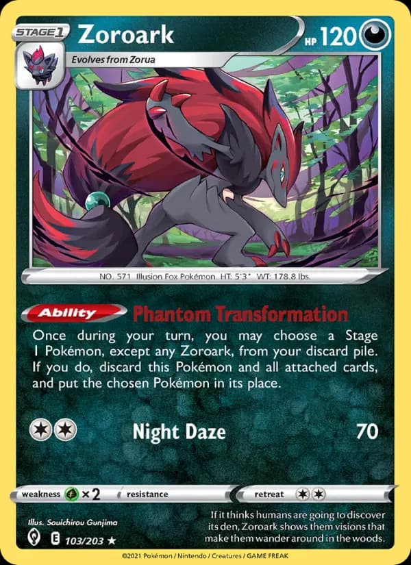 Zoroark #103 — Evolving Skies
