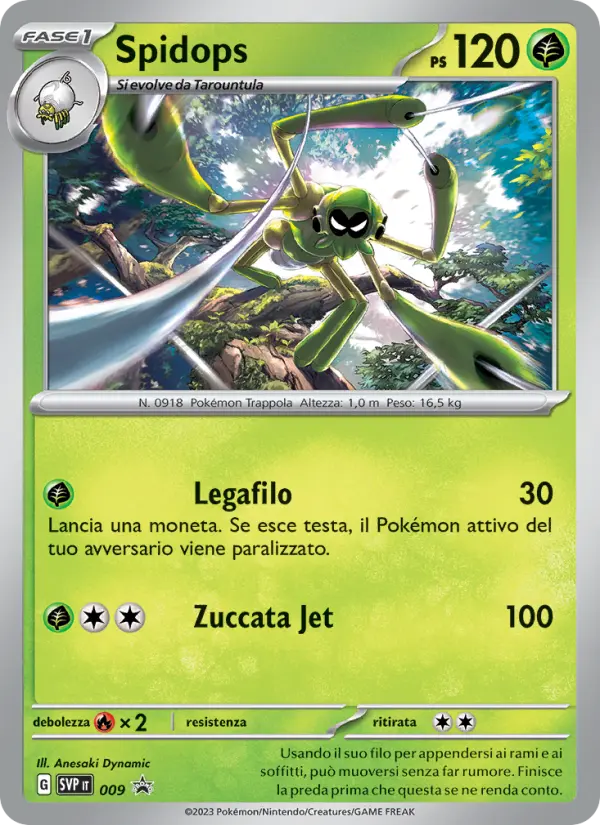 Carte Pokémon Filentrappe #009 — Promos Écarlate et Violet
