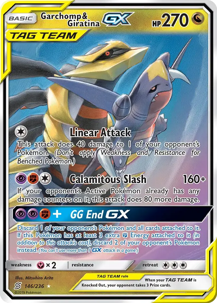 Garchomp & Giratina GX #146 — Unified Minds