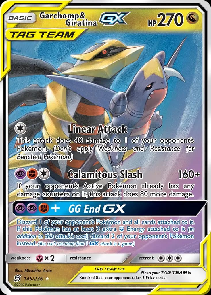 Garchomp & Giratina GX #146 — Unified Minds
