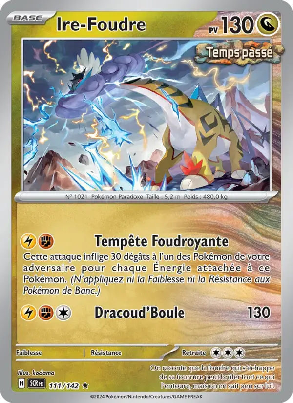 Carte Pokémon Ire-Foudre #111 — Couronne Stellaire