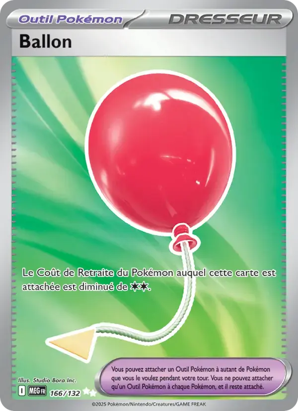 Carte Pokémon Ballon #166 — Méga-Évolution